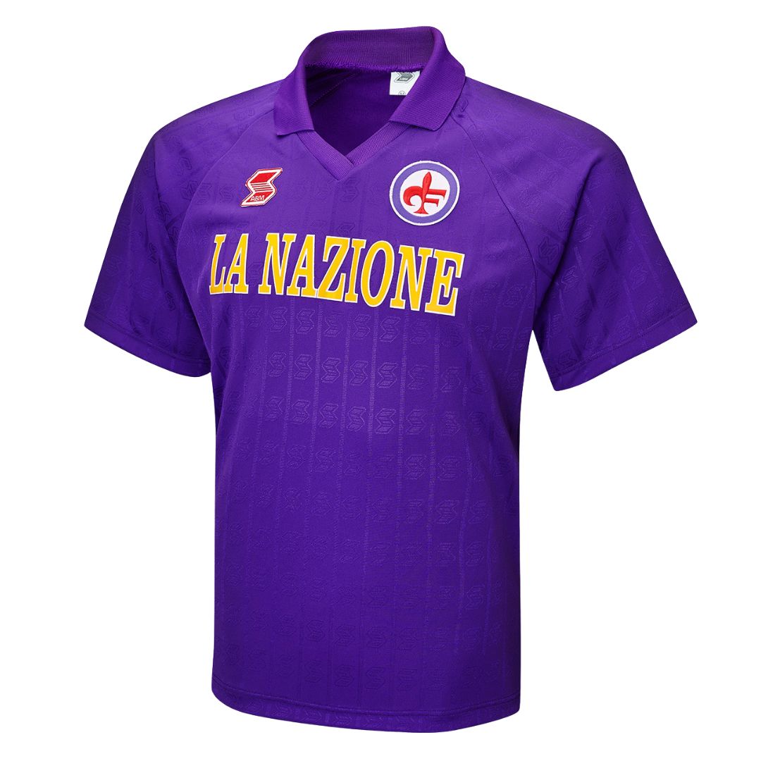1989/90 Fiorentina Home Jersey – Retro Serie A Classic | ITASPORT