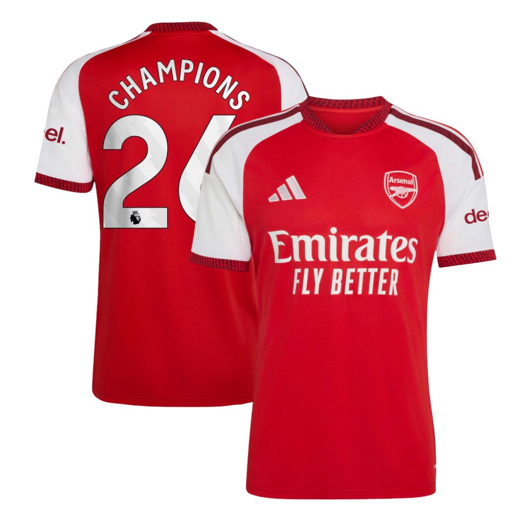 Arsenalユニフォーム 26/27 チャンピオンパッチネーム付 Arsenal Home Jersey 26/27 Champions 26 | ITASPORT