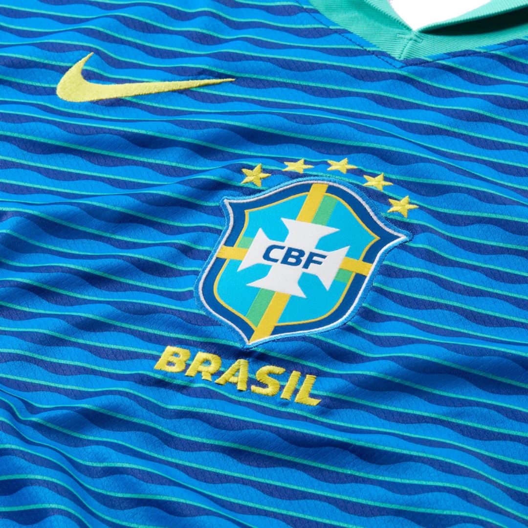 Brazil Away Jersey 24/25 Neymar #10 Kids - NIKE