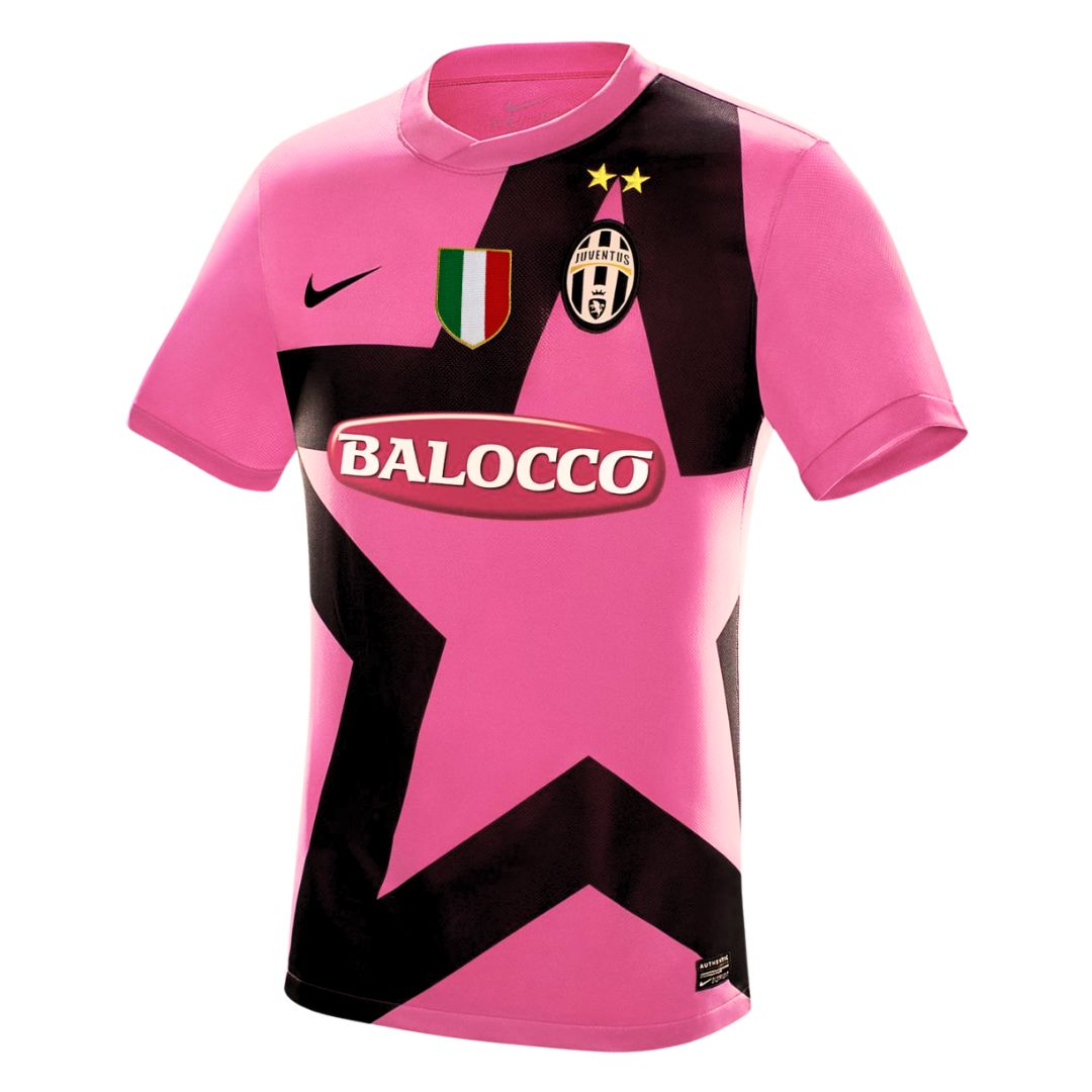 Juventus 2011/12 Away Jersey | Invincibles Pink Star Kit | ITASPORT