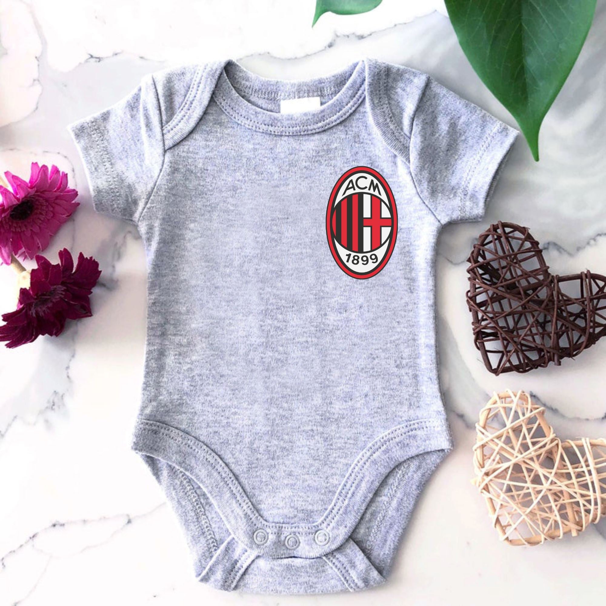 AC Milan Baby Bodysuit - ITASPORT