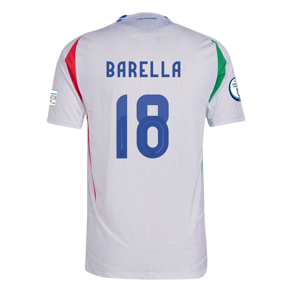 Barella 18 Name Set Italy 24/25 Away Jersey - ITA SPORTS