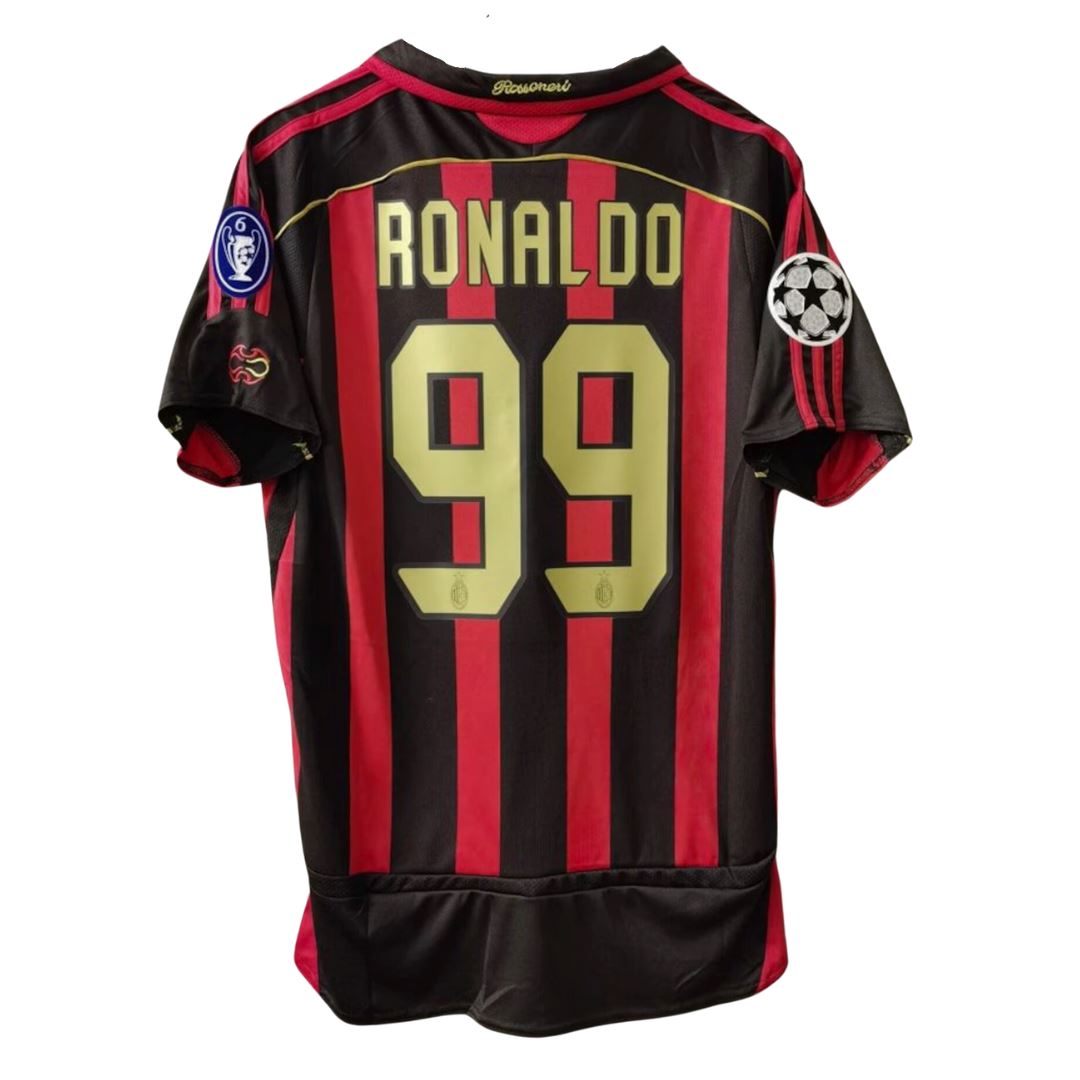 AC Milan 06/07 Champions League Final Home Jersey S/ Sleeve - ITASPORT