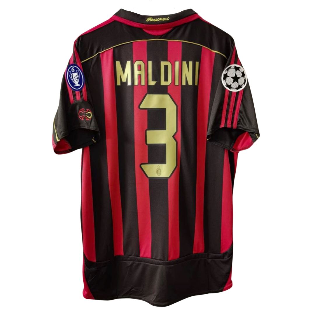 AC Milan 06/07 Champions League Final Home Jersey S/ Sleeve - ITASPORT