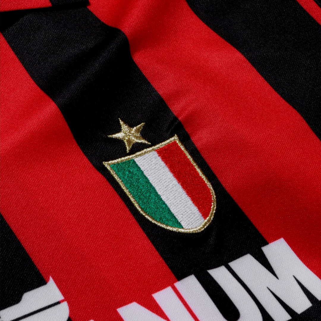 AC Milan 1988/89 Home Retro Jersey Maldini 3 - ITASPORT