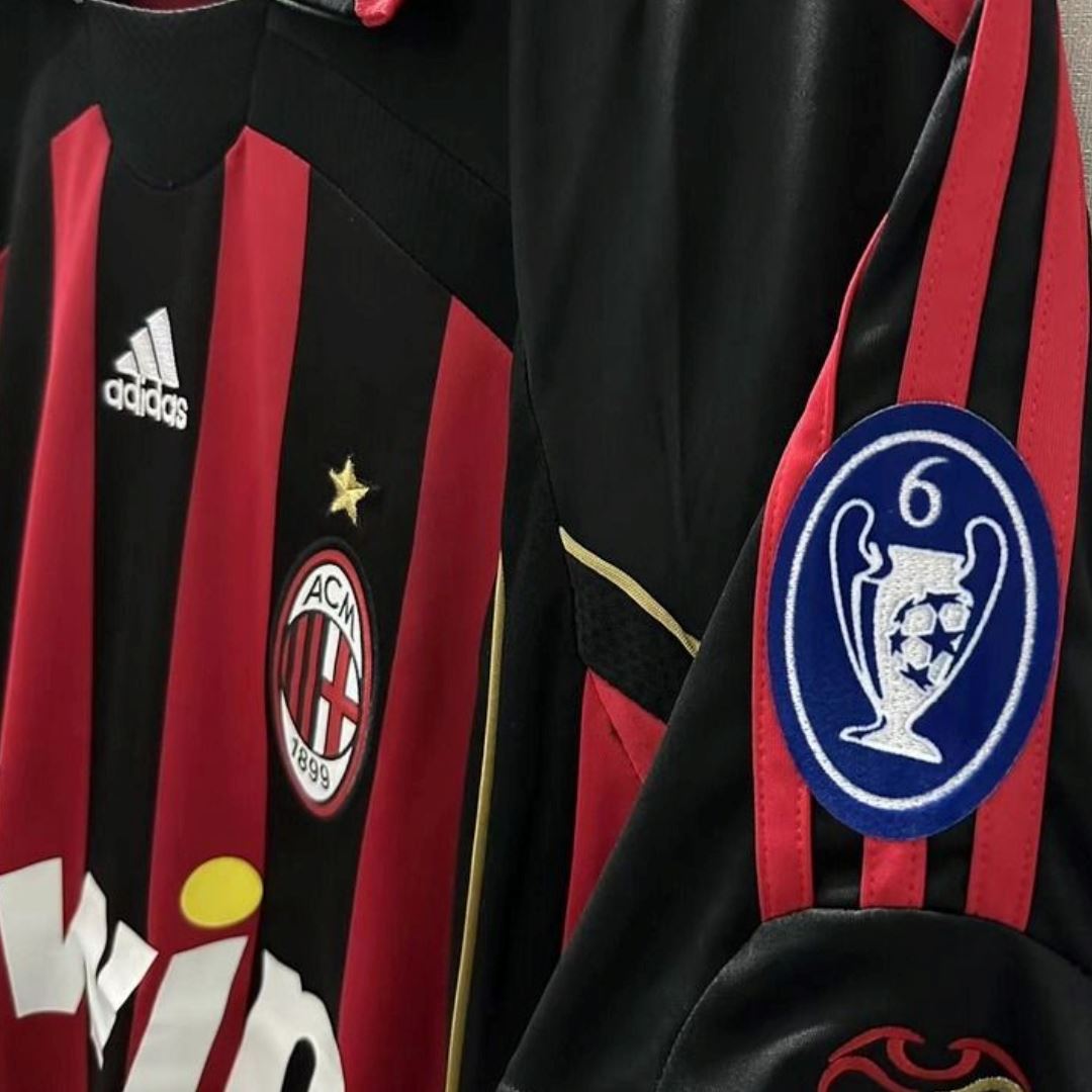 AC Milan 06/07 Champions League Final Home Jersey S/ Sleeve - ITASPORT