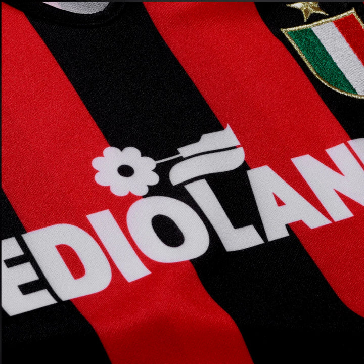 AC Milan 1988/89 Home Retro Jersey Maldini 3 - ITASPORT