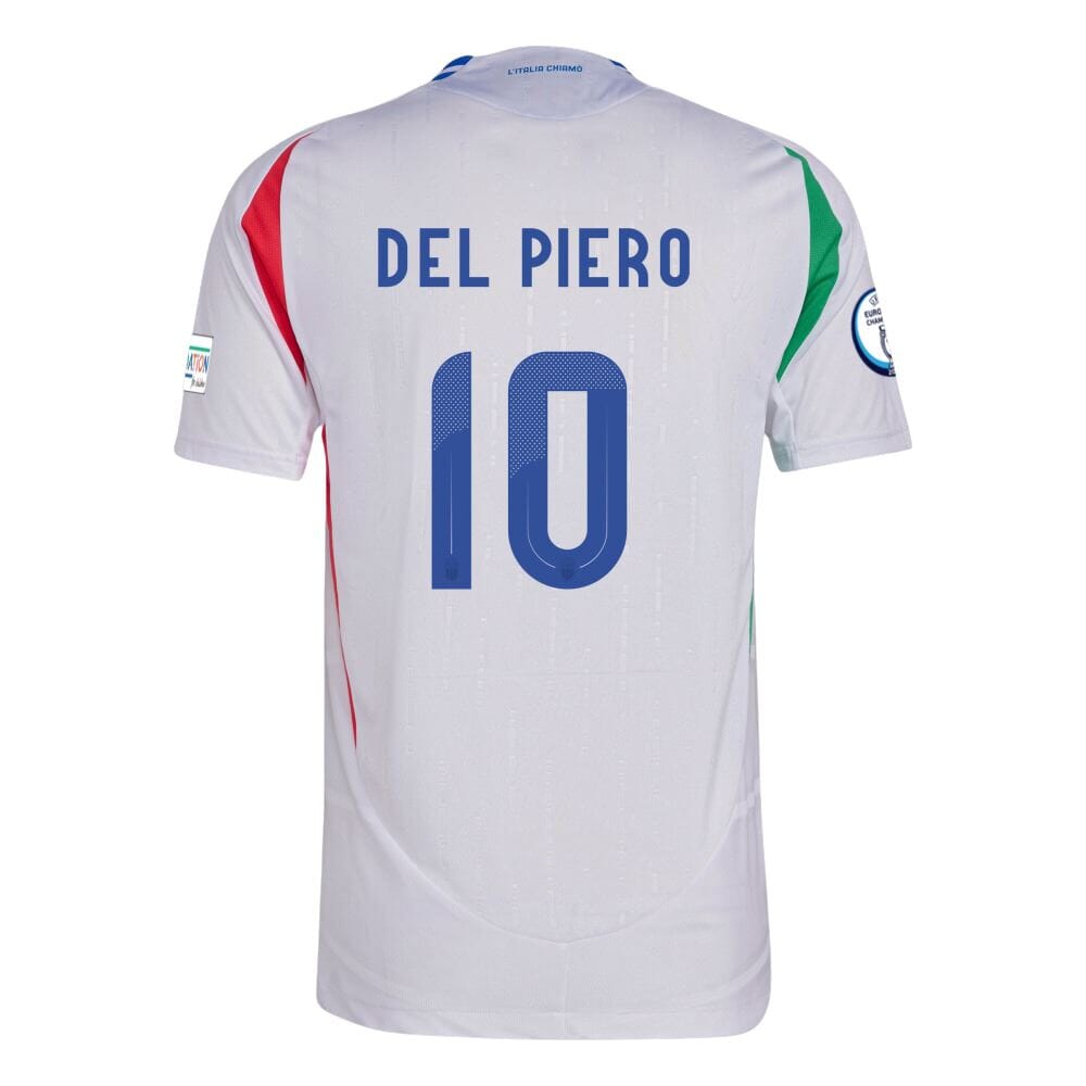 Del Piero 10 Name Set Italy 24/25 Away Jersey - ITA SPORTS