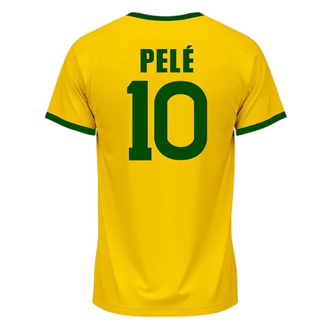 1970 Brazil Home Jersey Pelé #10 - ITASPORT