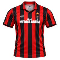 1990/91 AC Milan Home Jersey - Baresi 6 - ITASPORT
