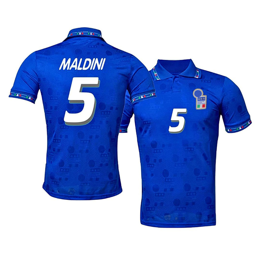 94/95 Italy Home Jersey | Maldini World Cup Jersey | Itasport