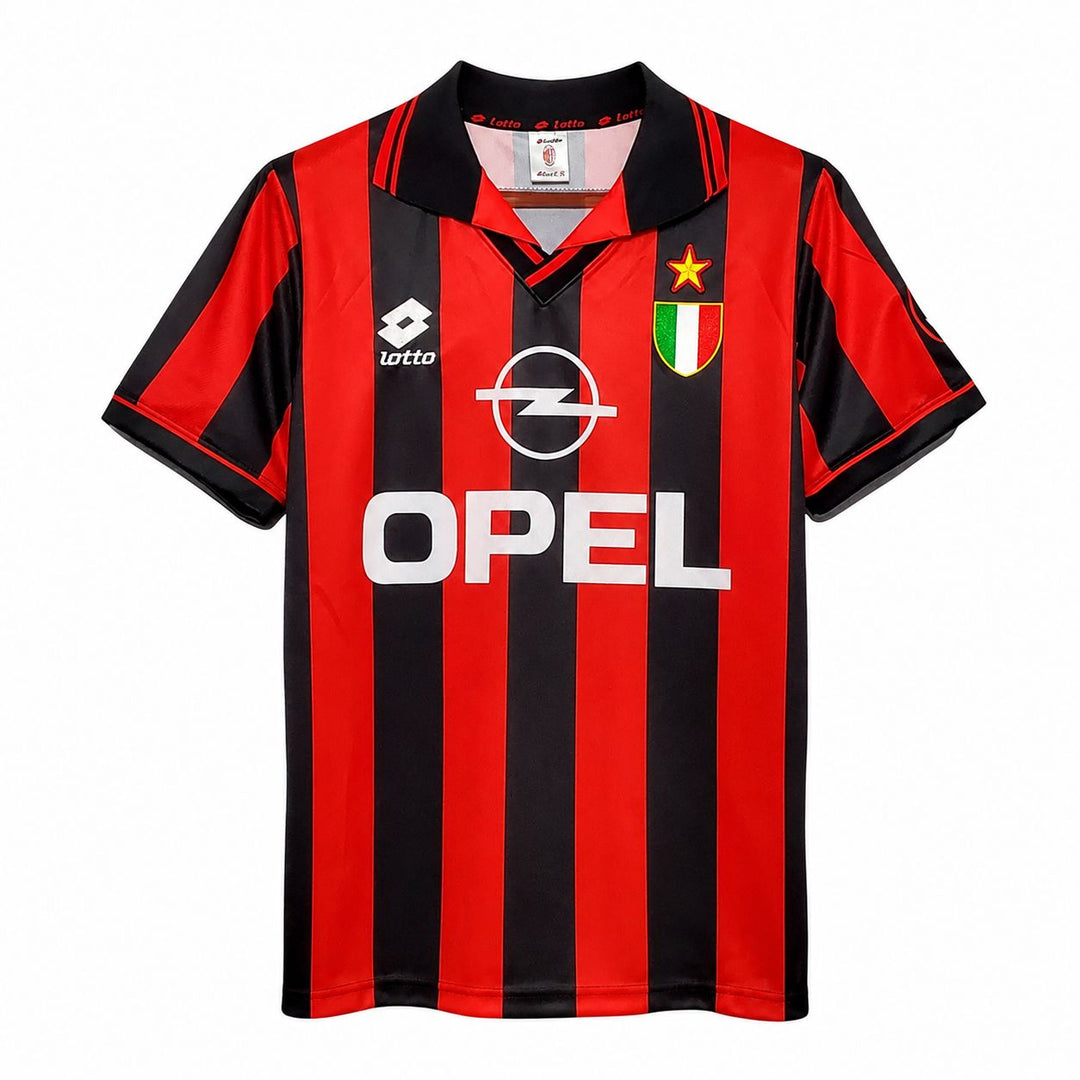 1996/97 AC Milan Home Jersey - Baggio 18 - ITASPORT
