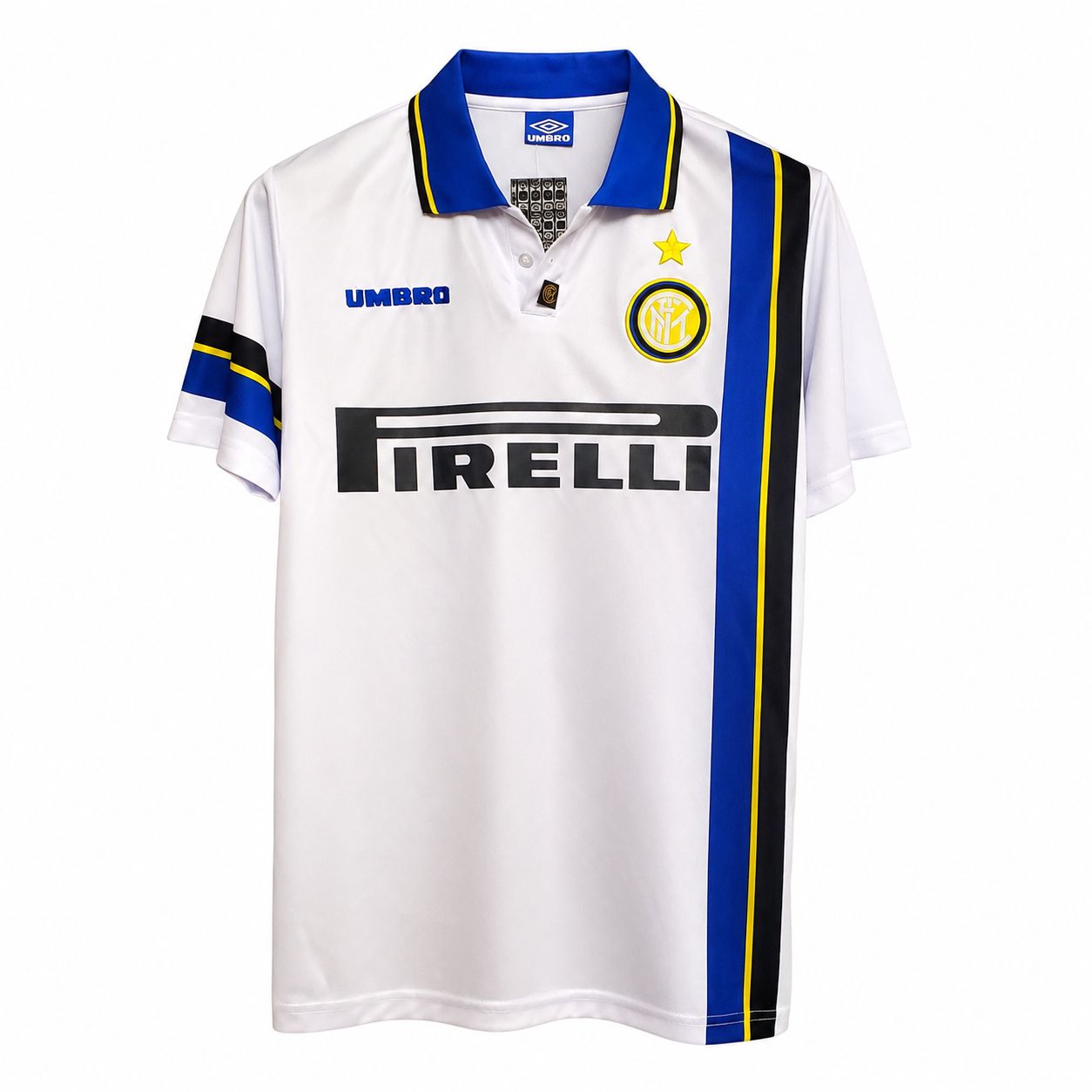 新品 INTER MILAN 1997/98 レトロ ユニフォーム S 新品 INTER MILAN
