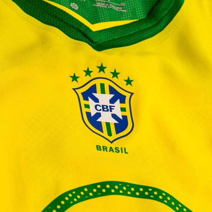 2004 BRAZIL HOME JERSEY KIDS – RONALDINHO 10 - NIKE