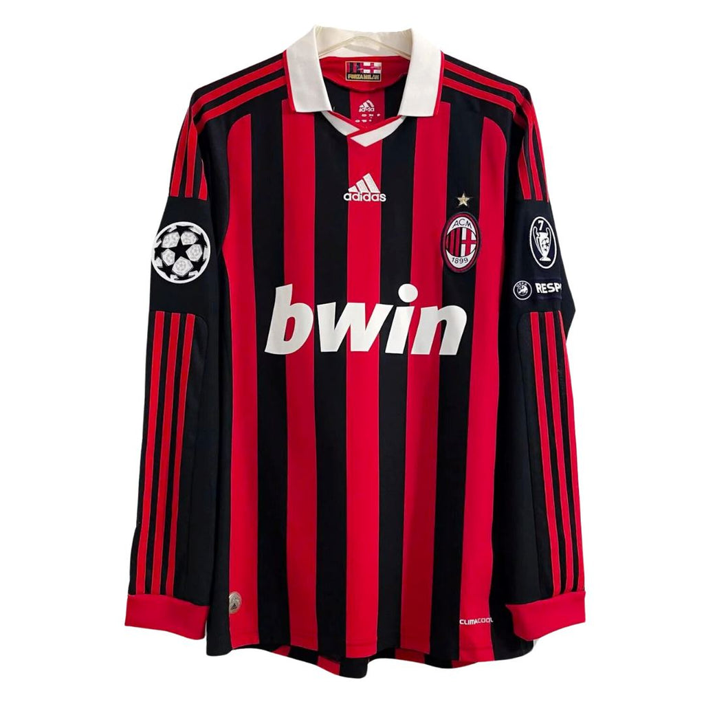 2009/10 AC Milan Home Jersey Long Sleeve | AC Milan Jersey | ITASPORT