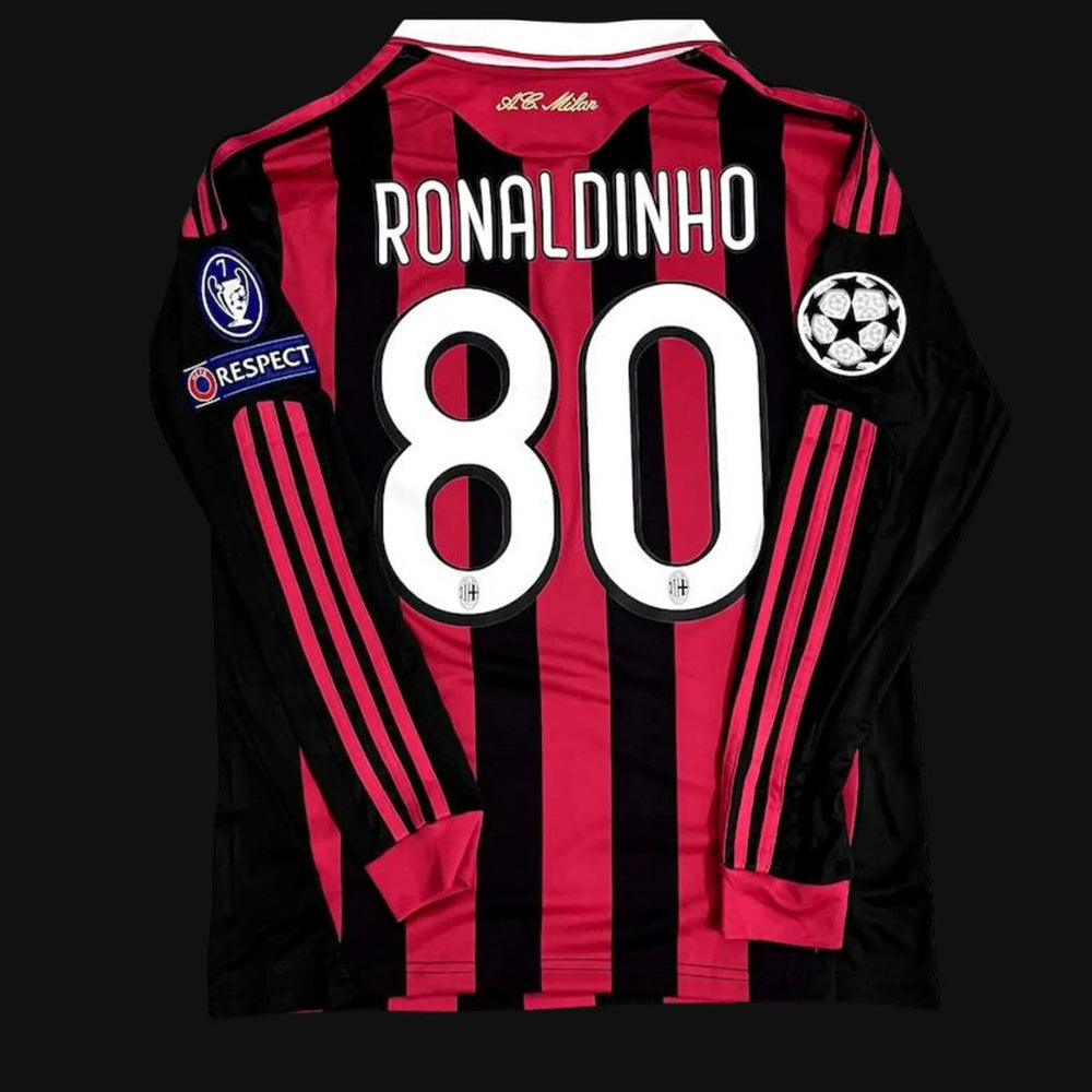2009/10 AC Milan Home Jersey Long Sleeve - ITASPORT