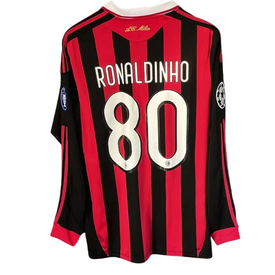 2009/10 AC Milan Home Jersey Long Sleeve - ITASPORT