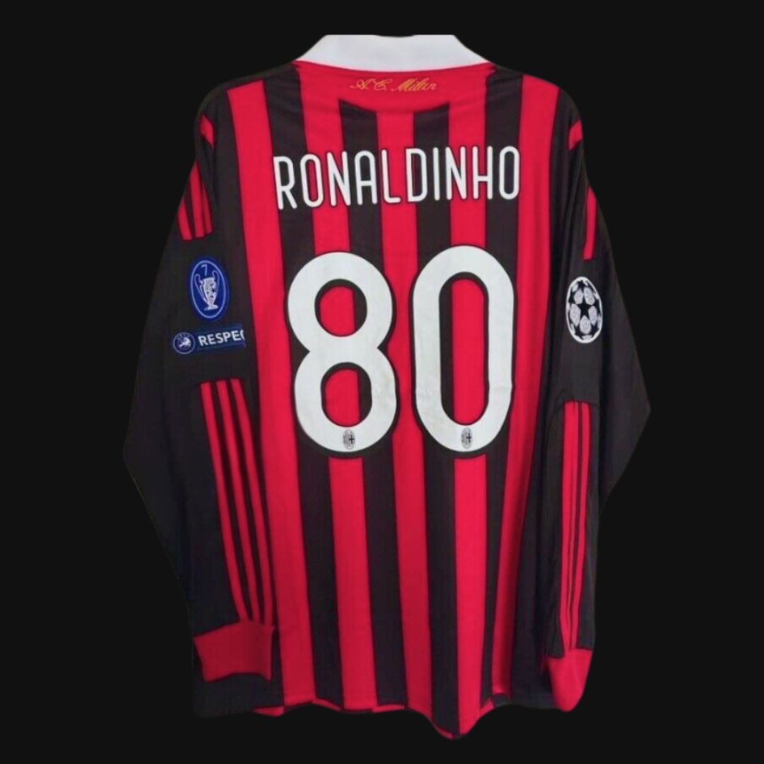 2009/10 AC Milan Home Jersey Long Sleeve - ITASPORT