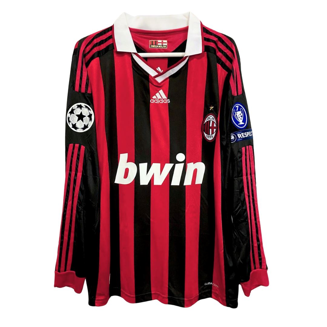 2009/10 AC Milan Home Jersey Long Sleeve - ITASPORT