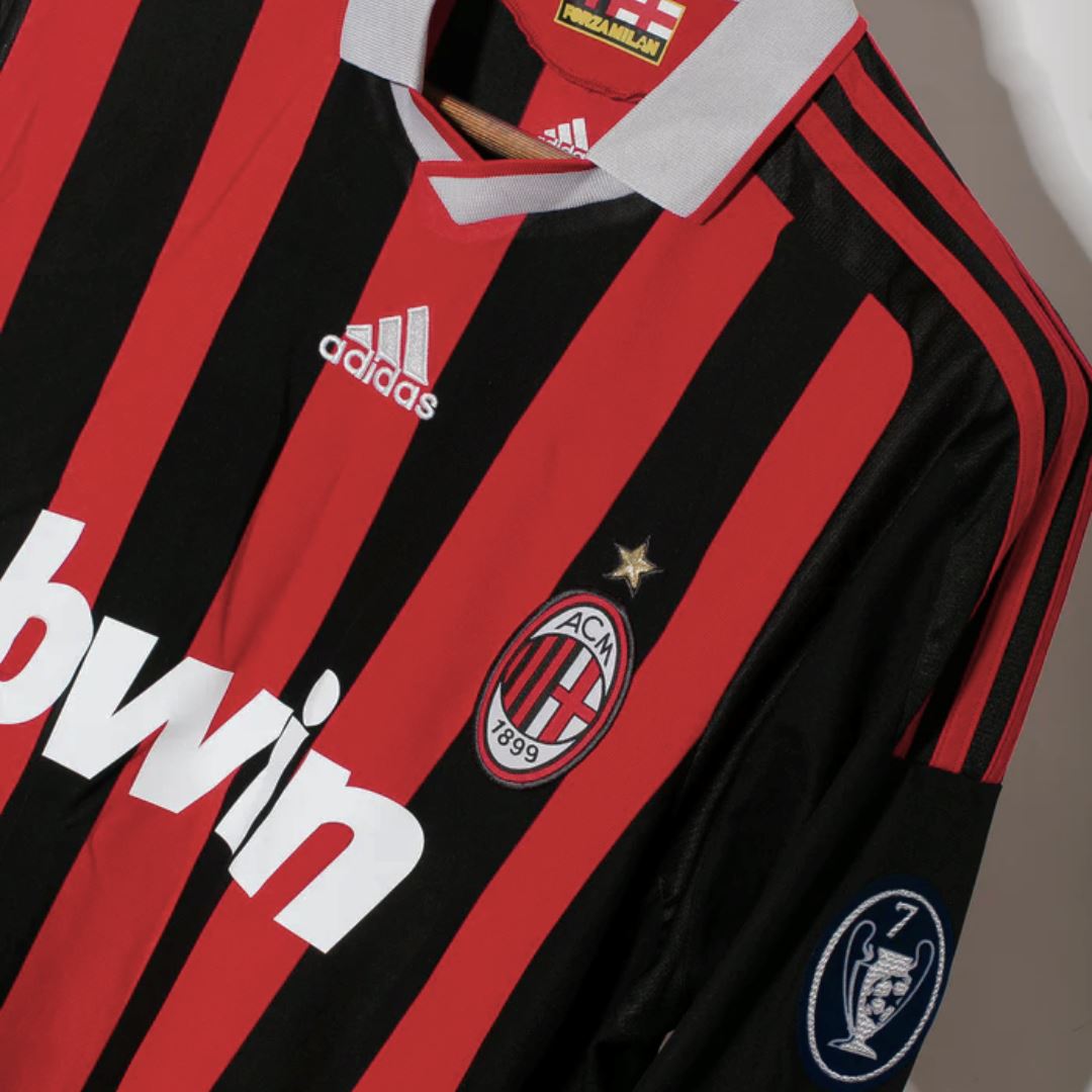 2009/10 AC Milan Home Jersey Long Sleeve - ITASPORT