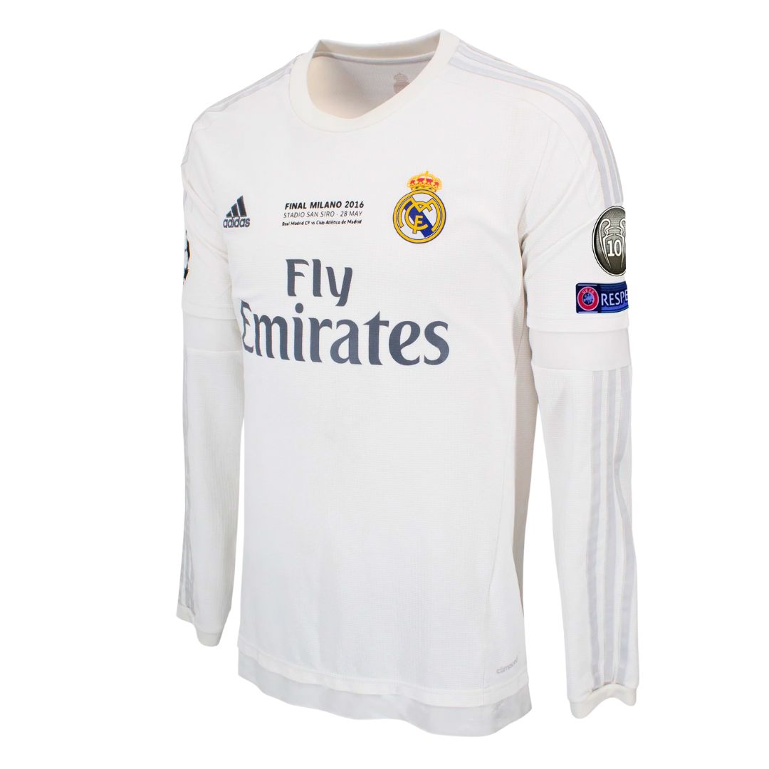 2016 Real Madrid Home Shirt UCL Final L/Sleeve Ronaldo 7 - ITASPORT
