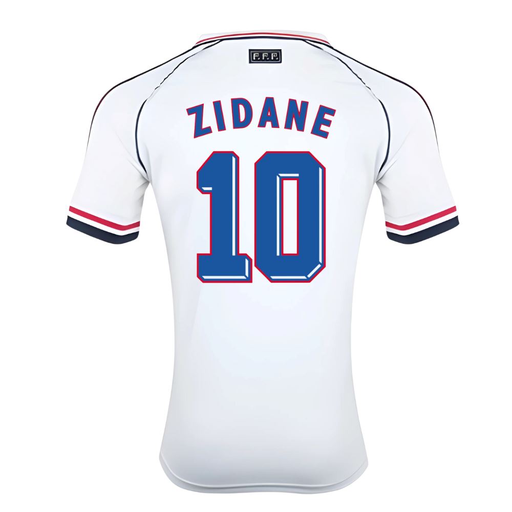 France 1998 World Cup Away Jersey Zidane 10 - ADIDAS