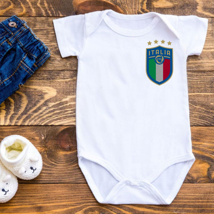Italia 23/24 Baby Bodysuit w/ name and number - ITA SPORT