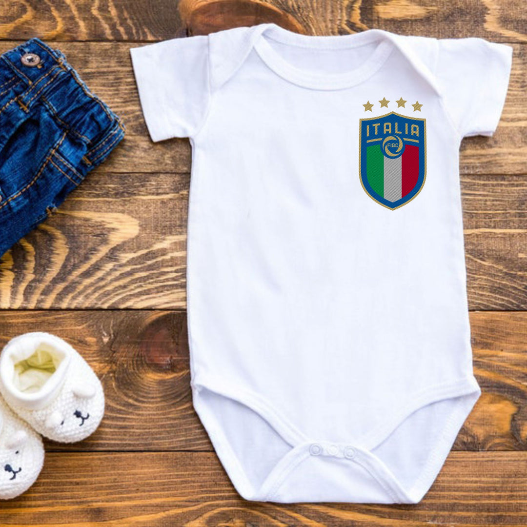 Italia 23/24 Baby Bodysuit w/ name and number - ITA SPORT