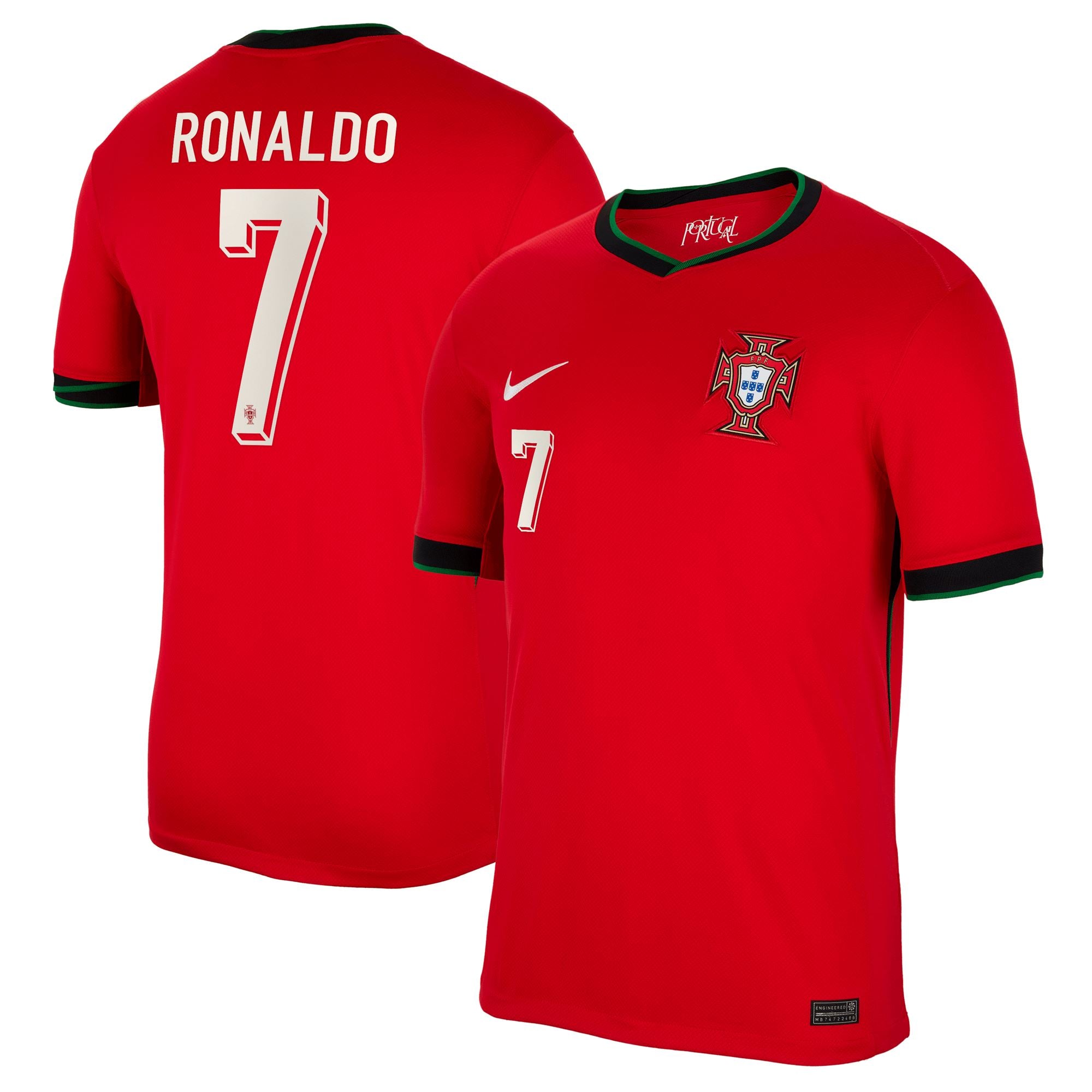 Portugal Home Jersey 24/25 Euro Ronaldo 7 - NIKE