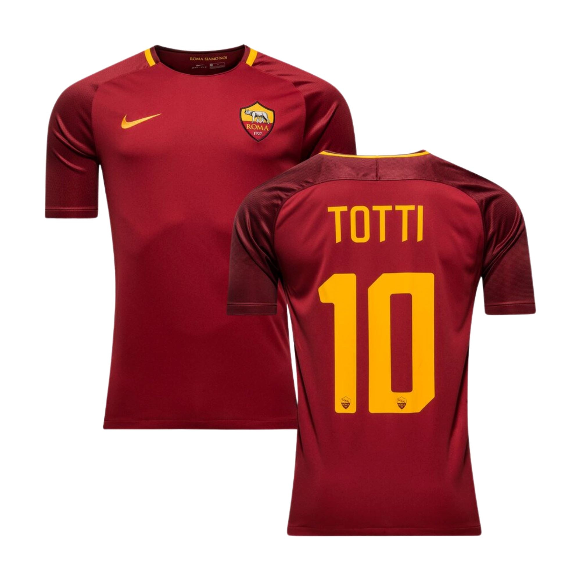 2017 AS Roma Home Jersey Totti #10 - NIKE