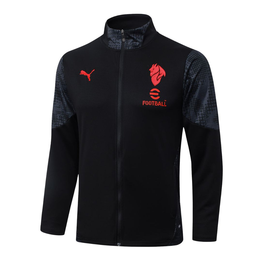 AC Milan 2025/26 Black Training Tracksuit - PUMA