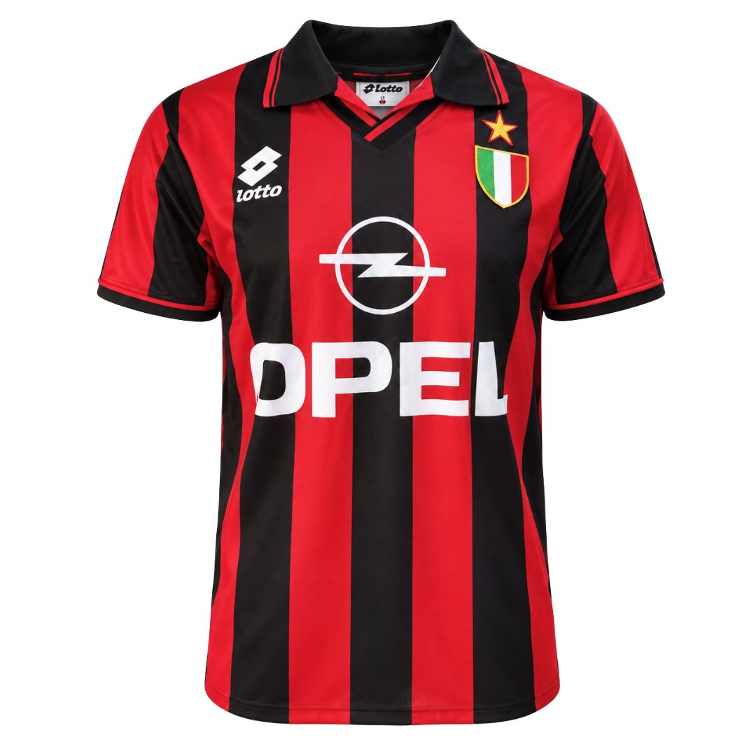 AC Milan 1996/97 Home Retro Jersey – Baresi 6 - ITASPORT