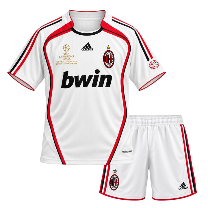 AC Milan 2006/07 UEFA Champions League Final Away Jersey Kids - ADIDAS