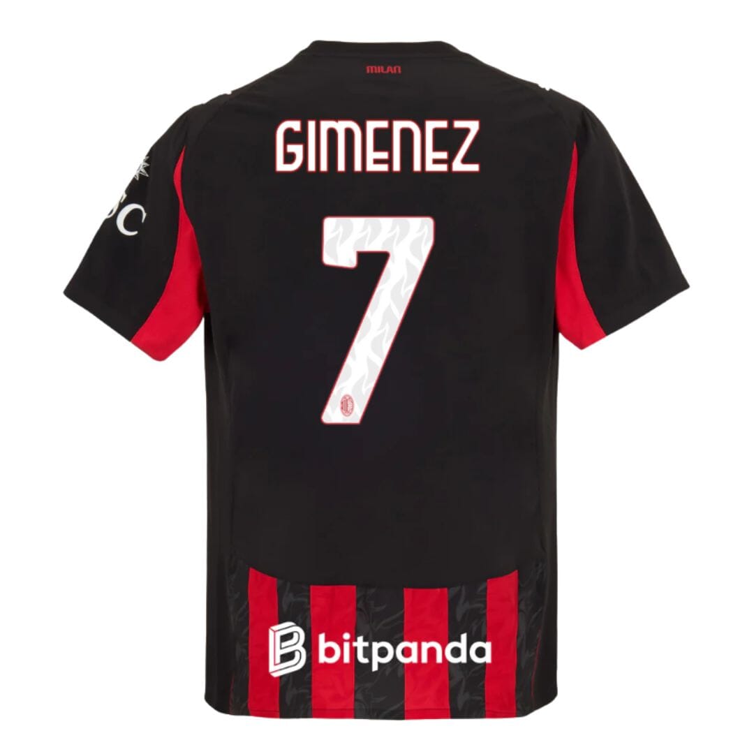 AC Milan 25/26 Home Jersey Authentic - ITASPORT