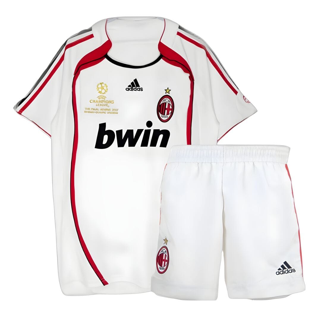 AC Milan 2006/07 UEFA Champions League Final Away Jersey Kids - ITA SPORT