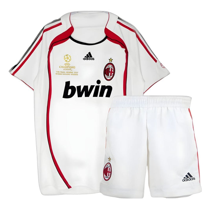 AC Milan 2006/07 UEFA Champions League Final Away Jersey Kids - ITA SPORT