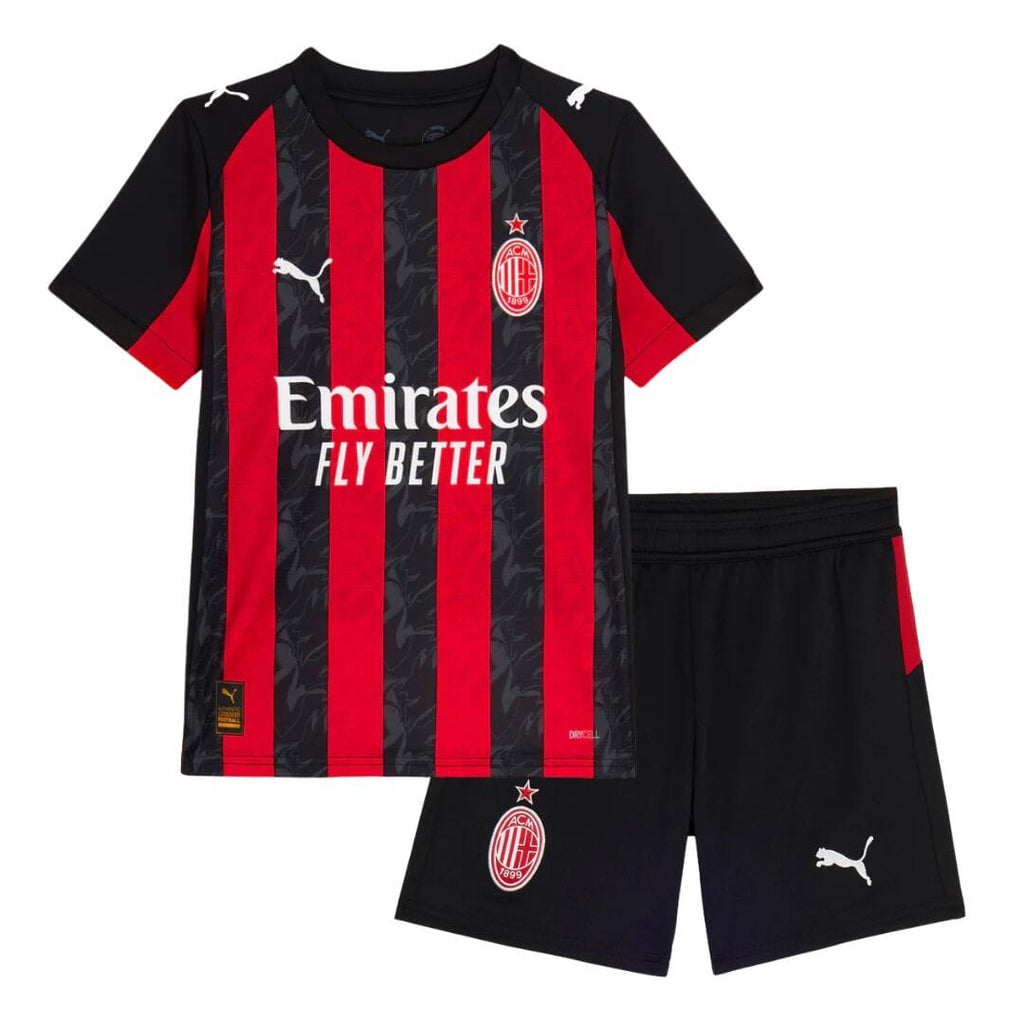 25/26 AC Milan Kids Home Kit MIlan Kids 25/26 ITASPORT