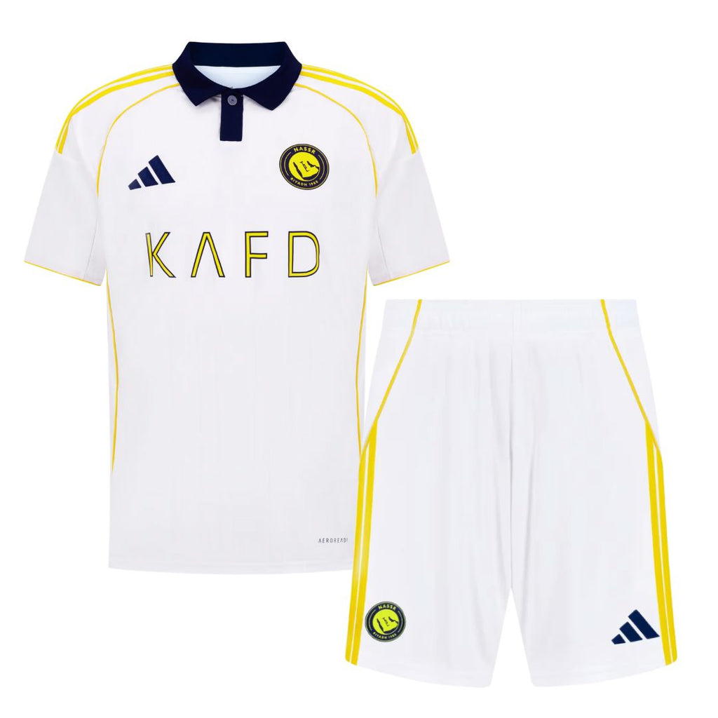Al Nassr FC Home Jersey 25/26 Ronaldo Kids Itasport – ITASPORT