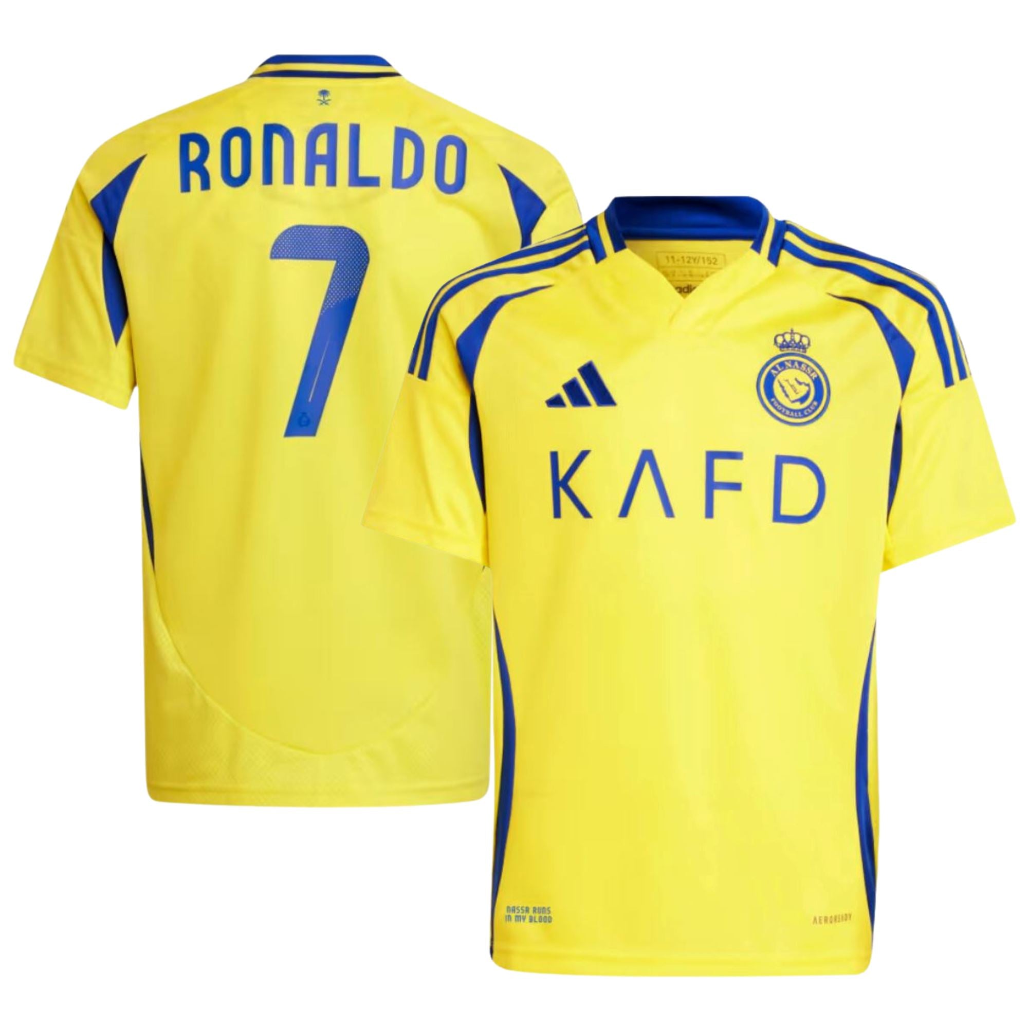 Al Nassr FC Home Jersey 24/25 Ronaldo 7 Kids - ITASPORT