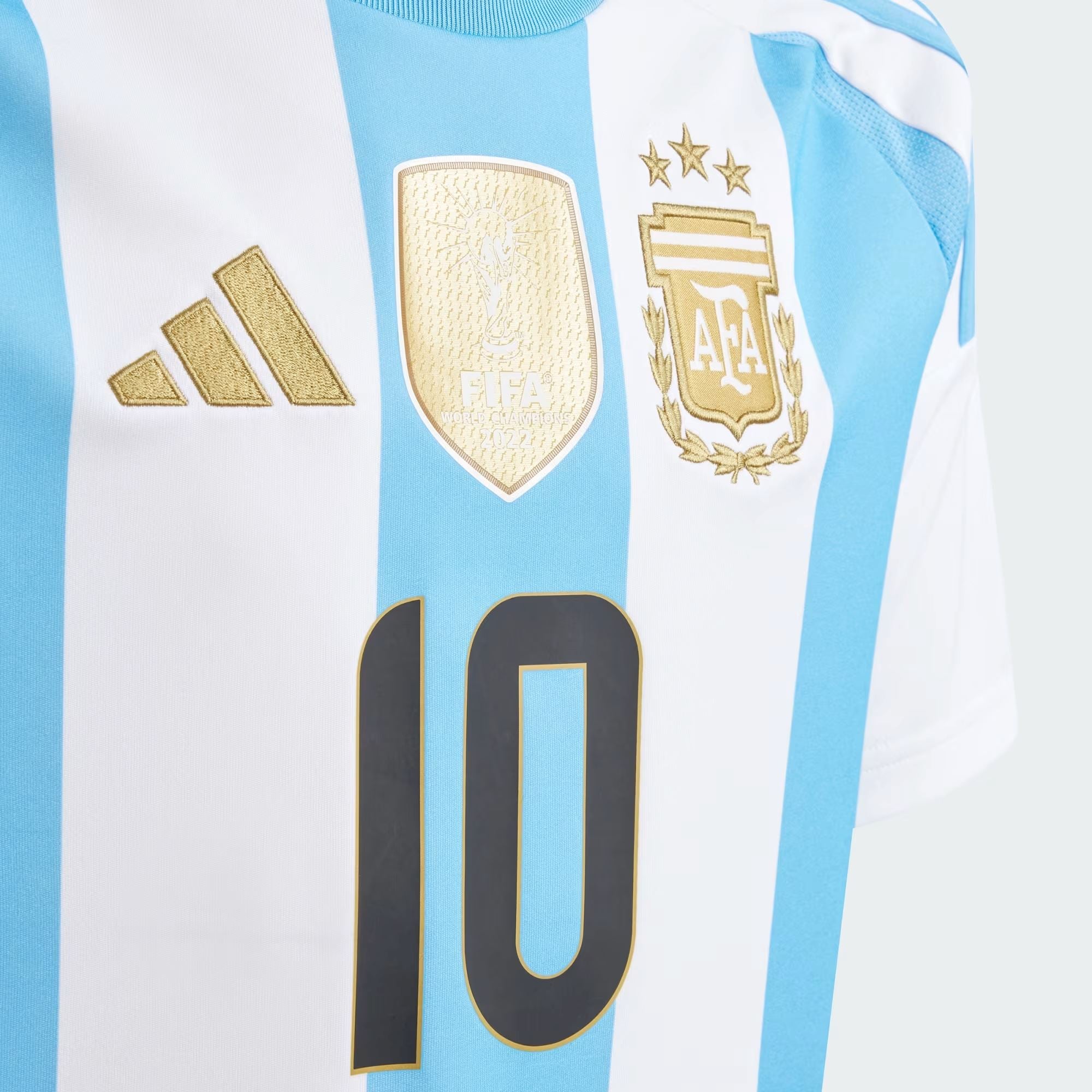 Argentina 2024 Home Jersey Messi 10 Kids - ADIDAS