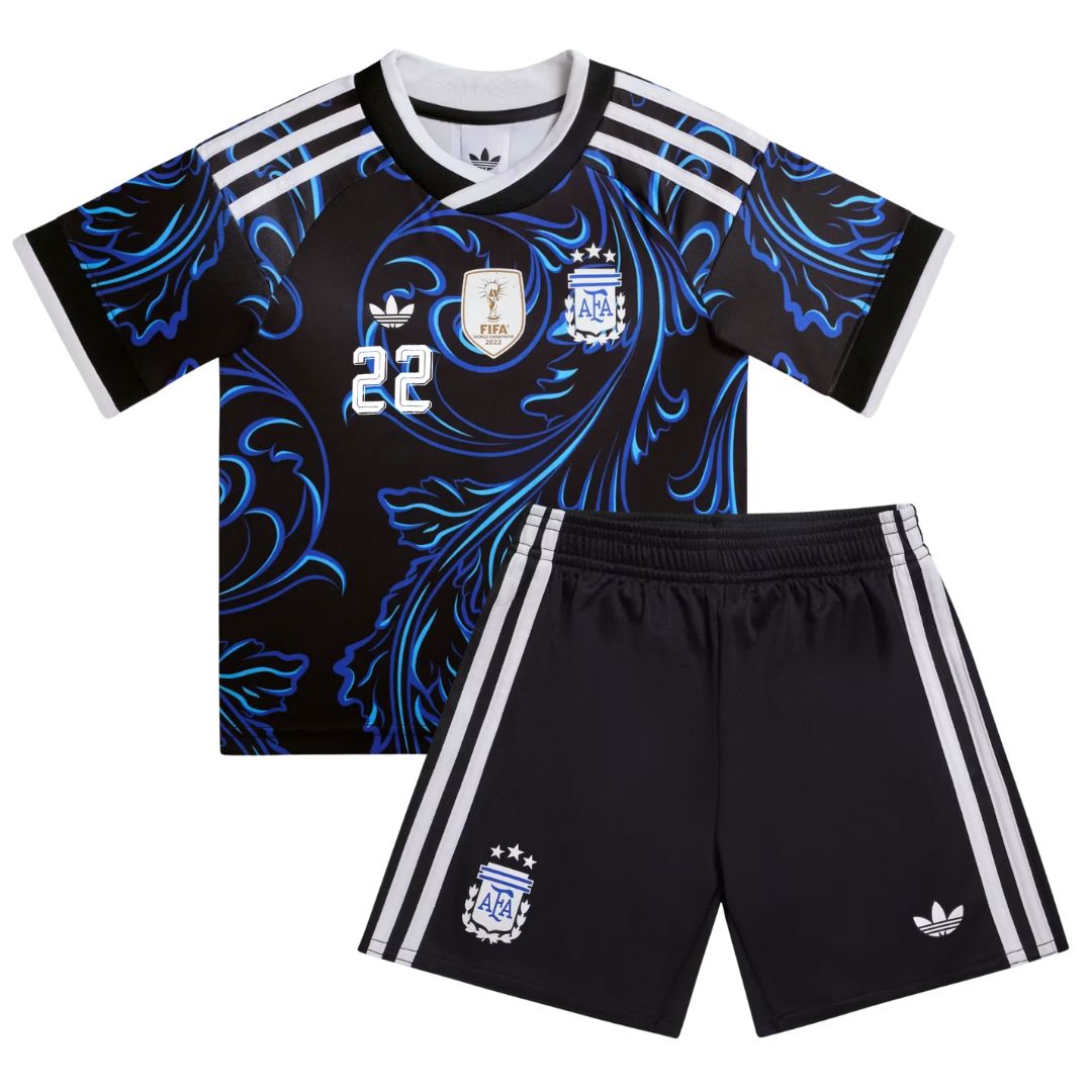 Argentina Away 2026 Mini Kit – L. MARTÍNEZ 22 - ADIDAS