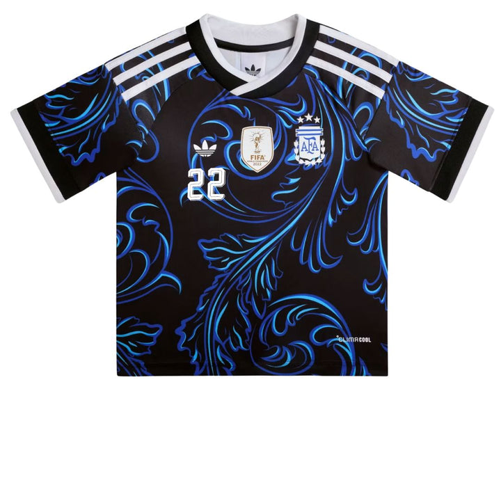 Argentina Away 2026 Mini Kit – L. MARTÍNEZ 22 - ADIDAS