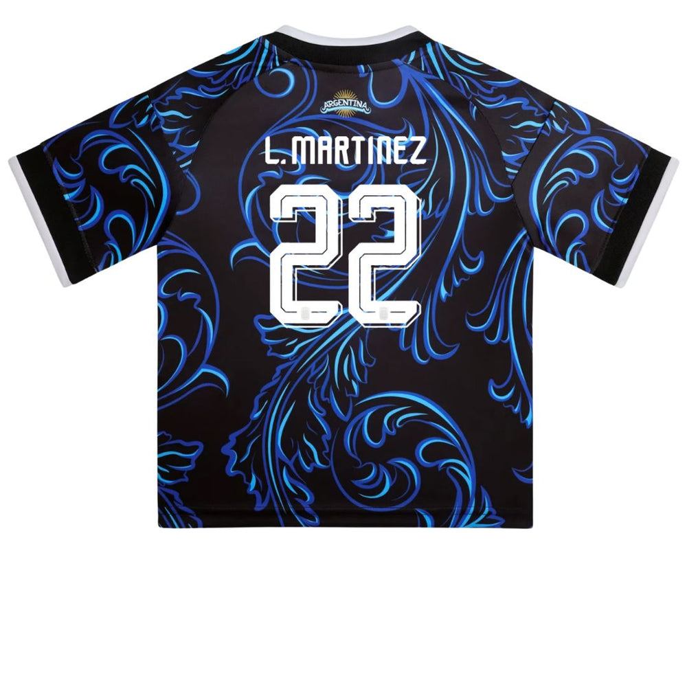 Argentina Away 2026 Mini Kit – L. MARTÍNEZ 22 - ADIDAS