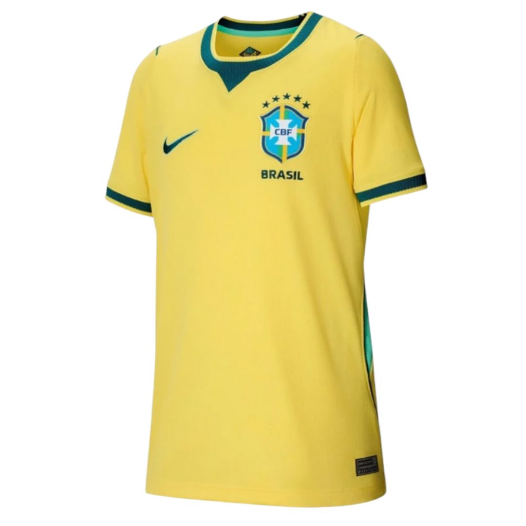 Brazil 2026 Home Kids Kit – (Your Name) - NIKE