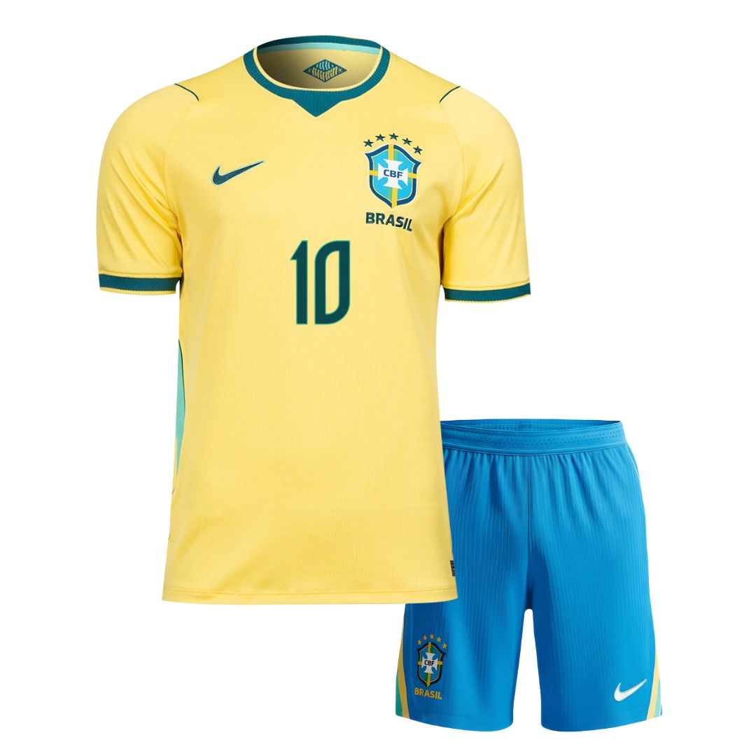 Brazil 2026 Home Mini Kit – Neymar 10 - NIKE