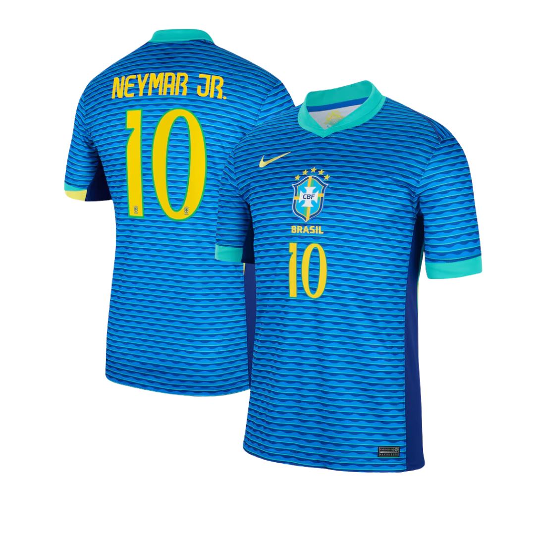 Brazil Away Jersey 24/25 Neymar #10 Kids - NIKE