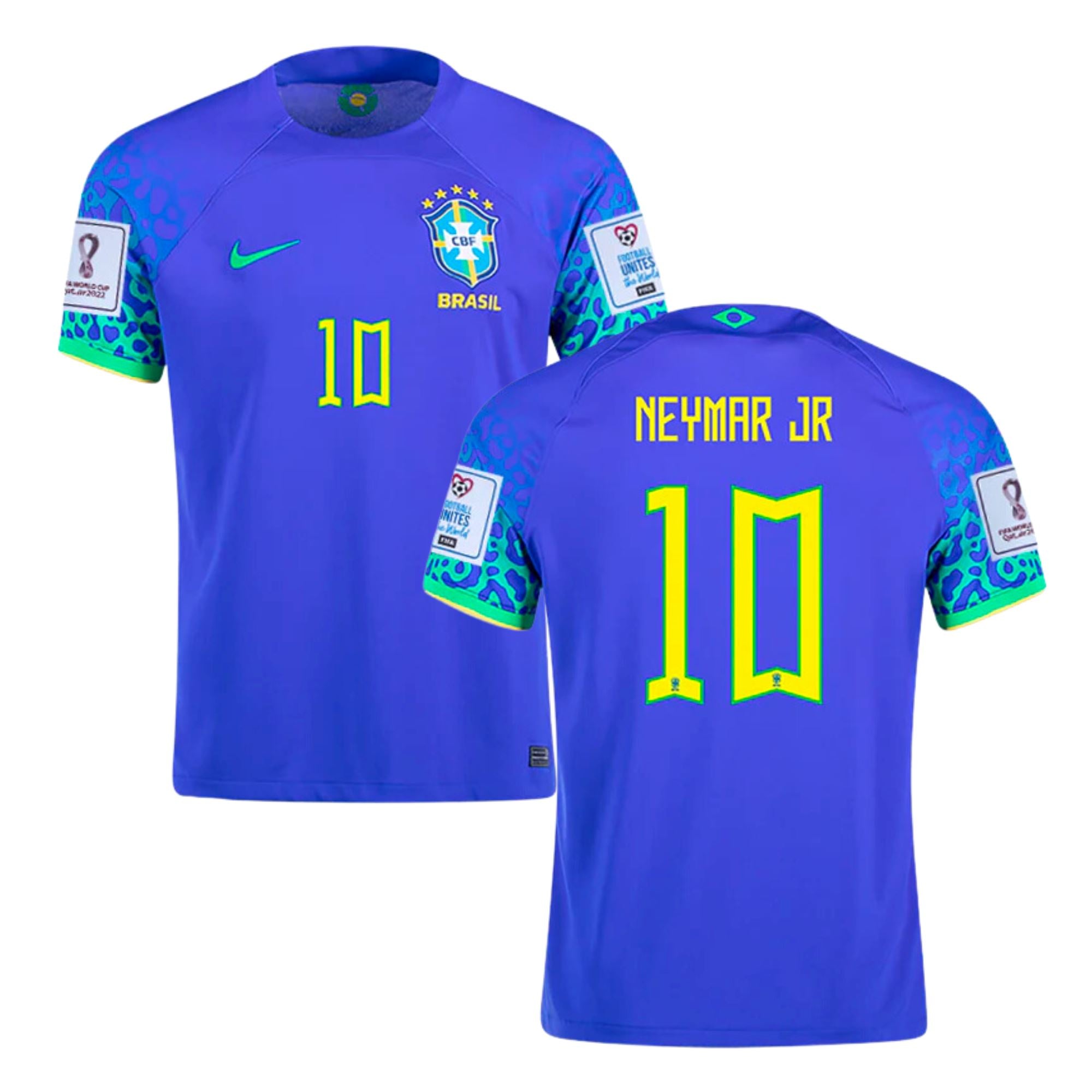 Brazil Away Jersey Kids Neymar Jr. 10 - NIKE
