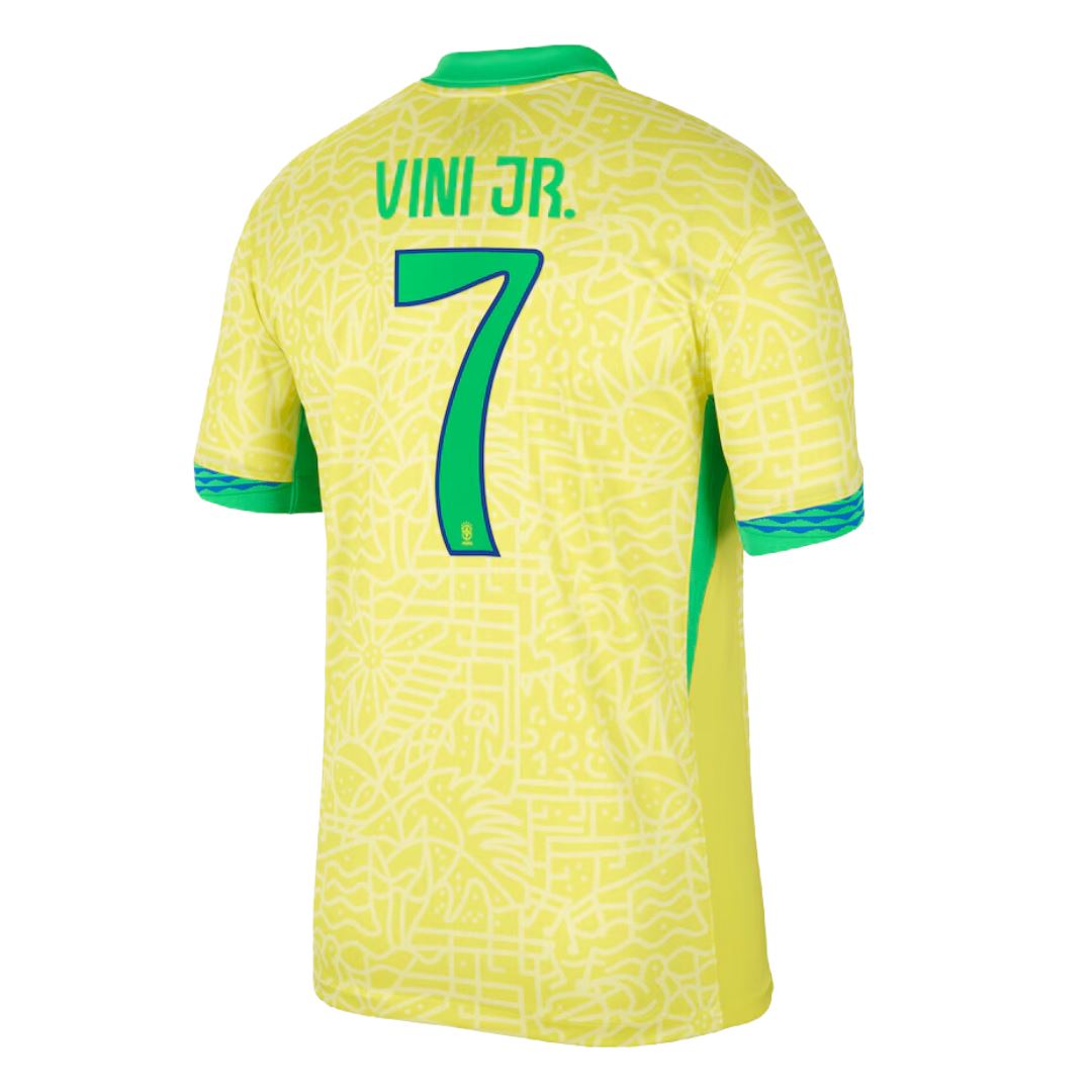 Brazil Home Jersey 24/25 Vini Jr #7 Kids - NIKE