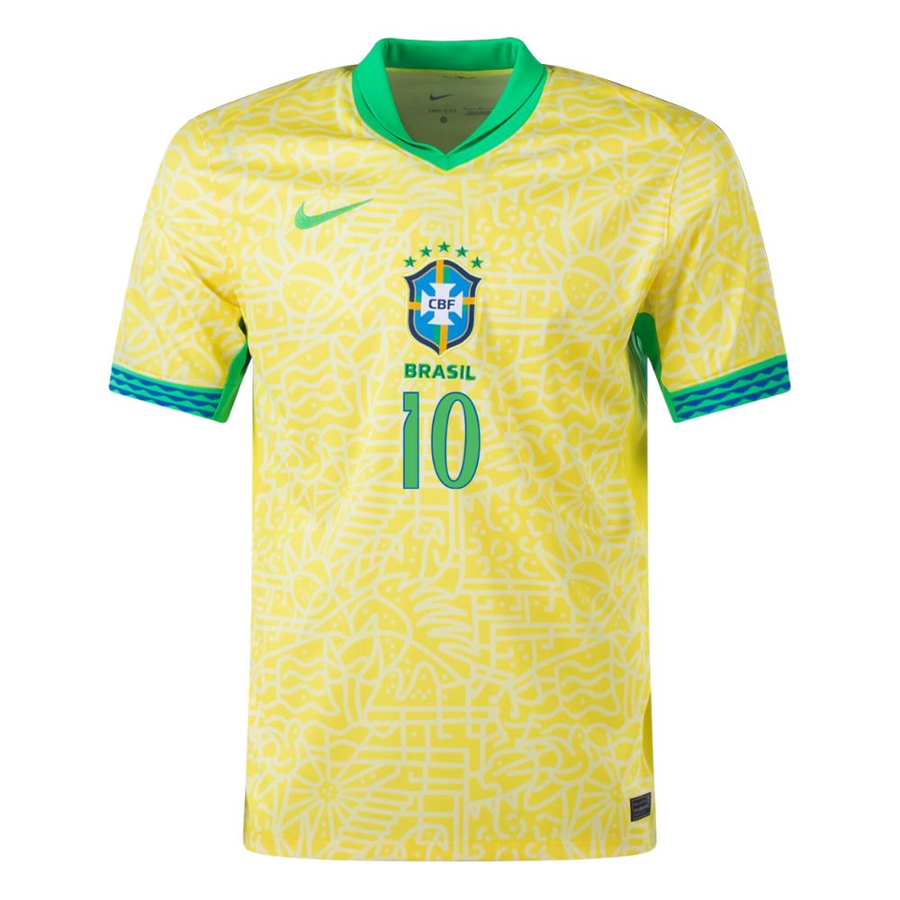 Brazil Kids Home Jersey Neymar #10 - NIKE