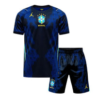 Brazil 2026 Away Kids Kit – (Your Name) - NIKE